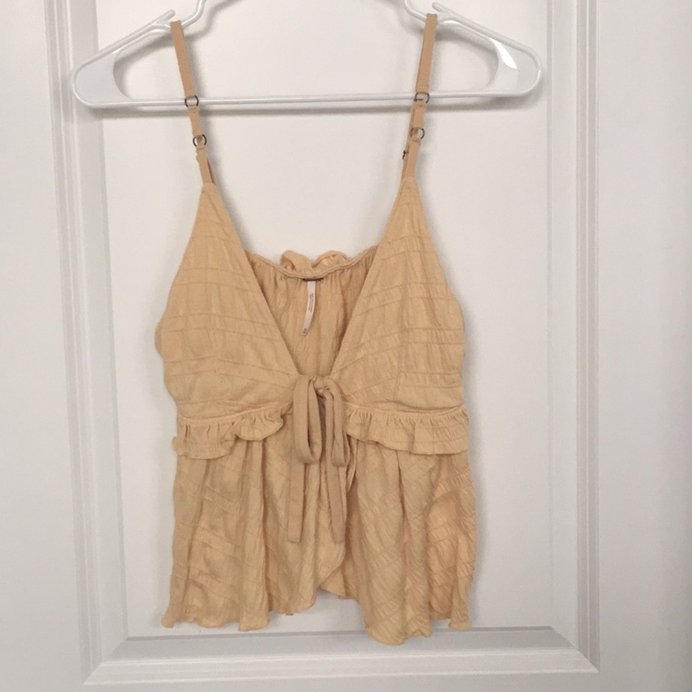 Free People front tie tank